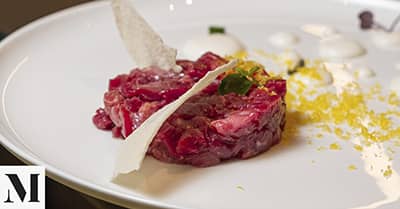 La tartare del Mike's ristorante San Giovanni a Roma