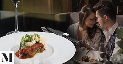 Cena di San Valentino 2025 al ristorante con rooftop Mike's